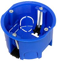 Коробка установочная Промрукав СП 68x45 гипрок синий (200шт) картинка 